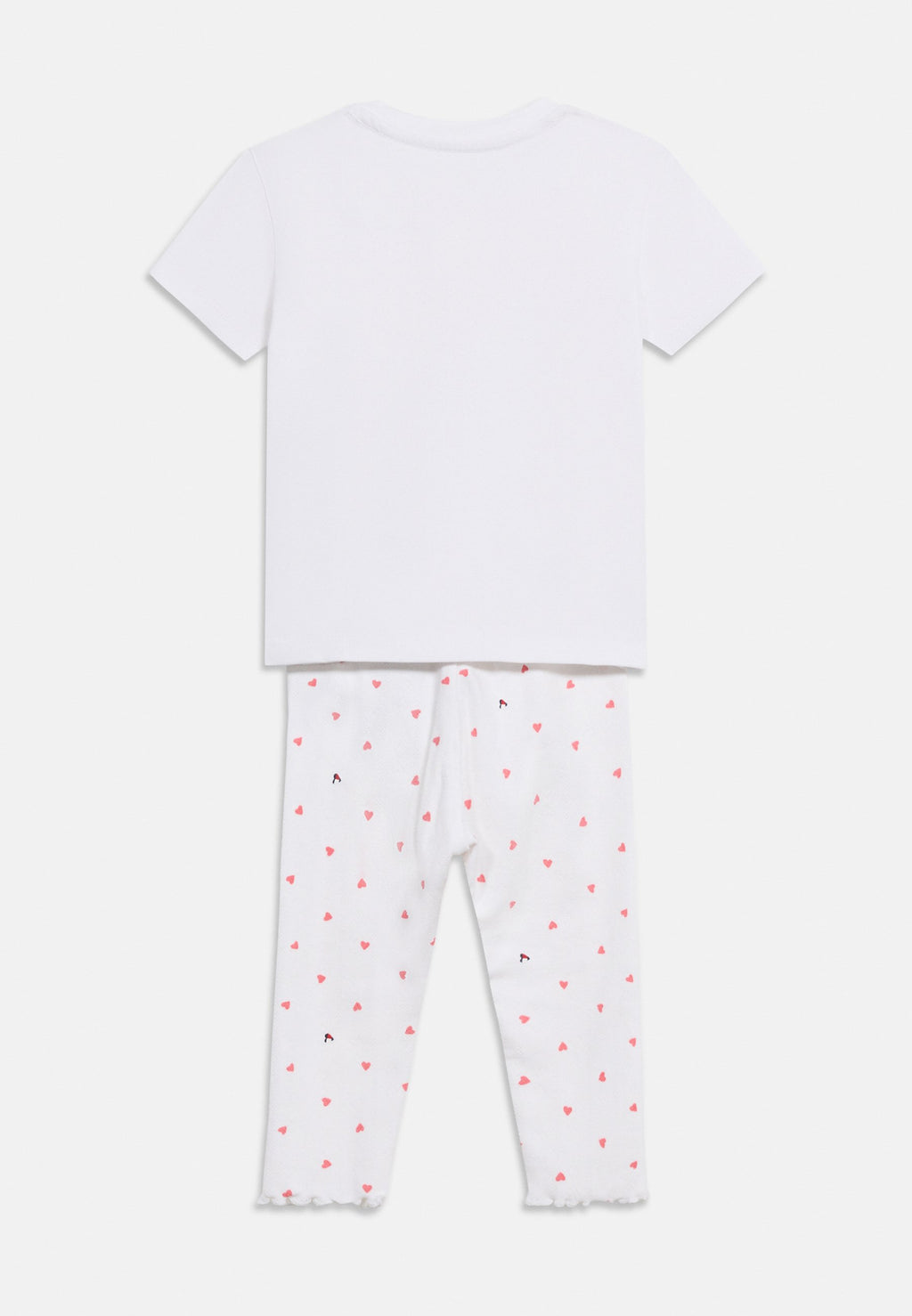PRINT POINTELLE JERSEY T-SHIRT AND LEGGINGS SET Media 4