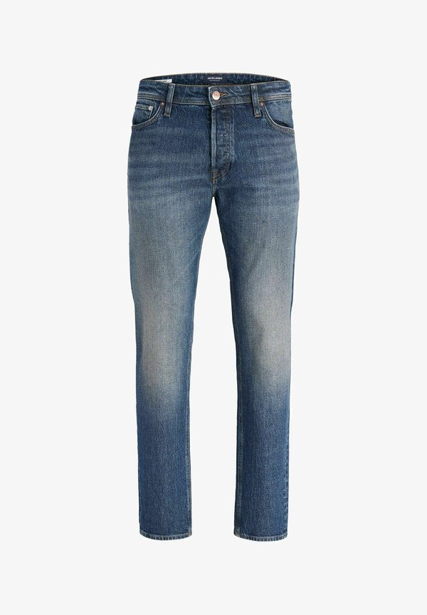 Jack & Jones JJIMIKE JJORIGINAL ST 173 PLS - Jeans Tapered Fit - blue denim