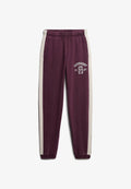 Superdry & Co VINTAGE SIDE STRIPE  - Tracksuit bottoms - port red