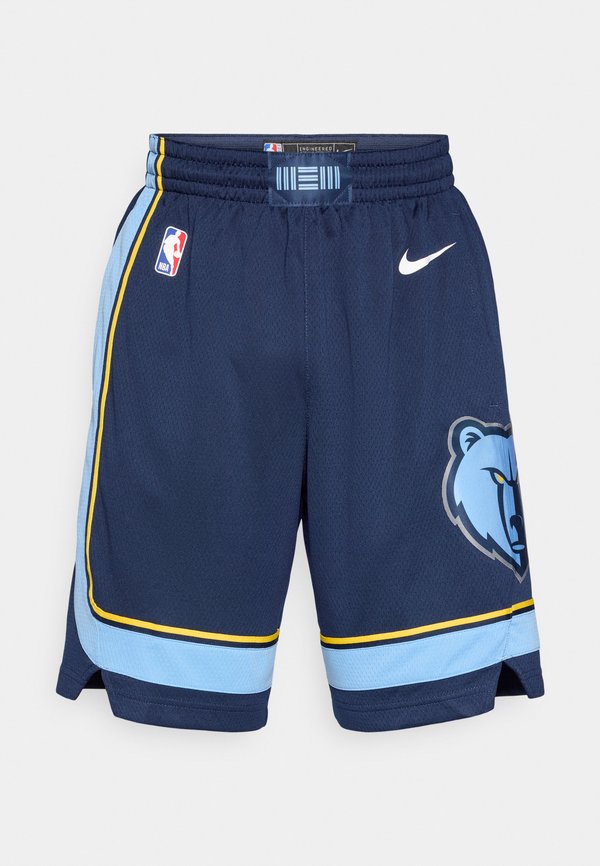 Nike Performance MEMPHIS GRIZZLIES SWINGMAN SHORT ICON EDITION - Sports shorts - college navy/light blue/white