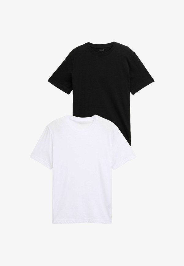 TOM TAILOR 2-PACK - Basic T-shirt - white
