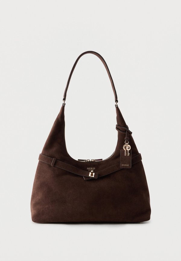 Guess ELLA HOBO - Tote bag - brown