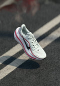 Nike Performance AIR WINFLO 12 - Road running shoes - off white/black/white/wolf grey/university red