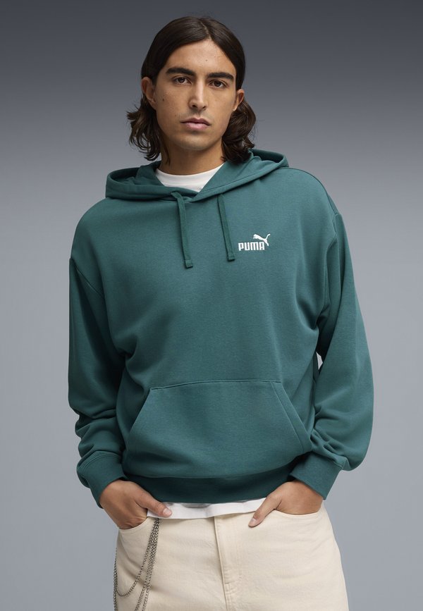 Puma ESSENTIALS RELAXED NO.1 LOGO HOODIE - Hoodie - emerald ice