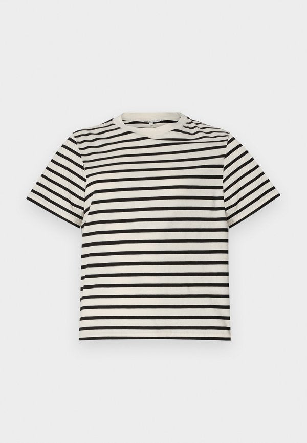 ONLY ONLLIVINA - Print T-shirt - cloud dancer/black