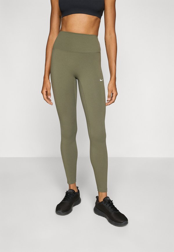 Nike Performance ONE  - Leggings - medium olive/white