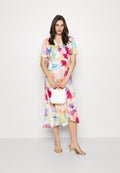 Never Fully Dressed MAMA PAINTERLY EMILY WRAP DRESS