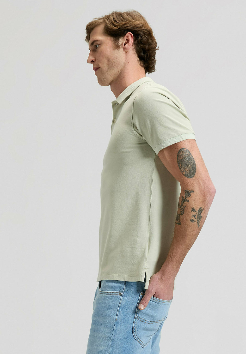 Lee SHORT SLEEVE GARMENT_DYE_POLO FOR MENS - REGULAR FIT