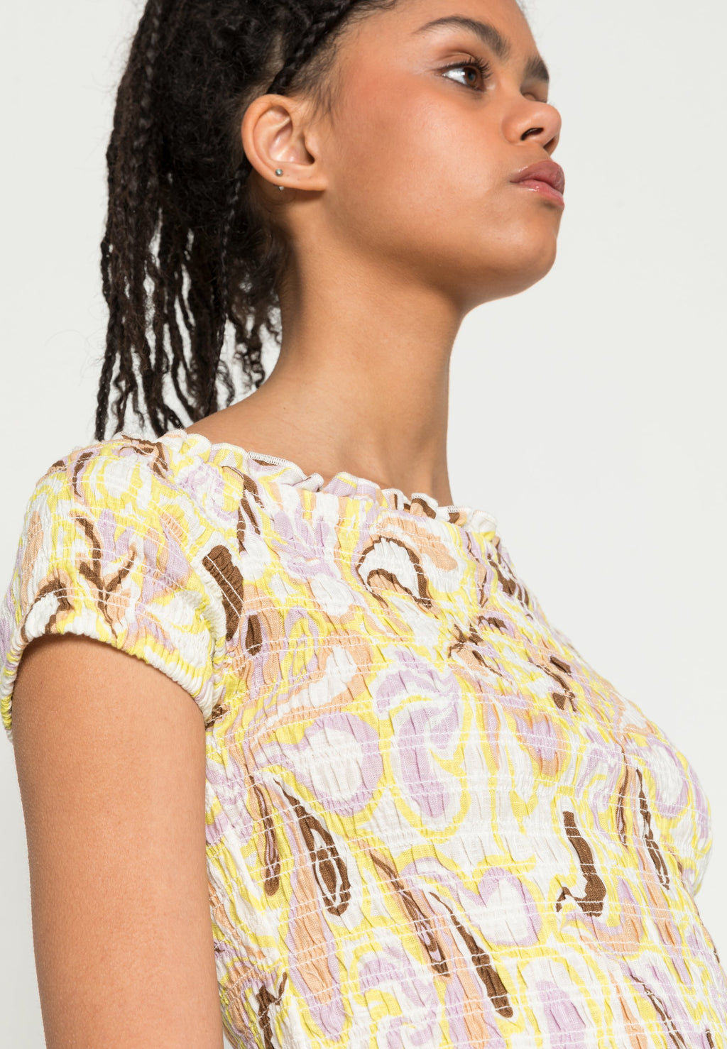 Cotton On POPPY SHIRRED OFF SHOULDER MINI DRESS