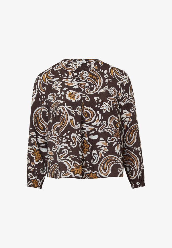 s.Oliver Blouse - dunkelbraun