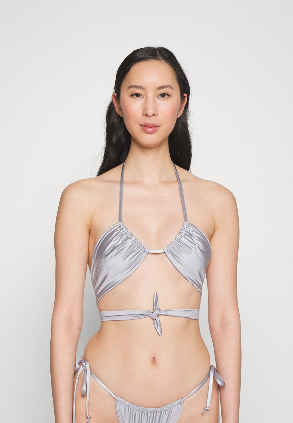 Good American RUCHED HALTER