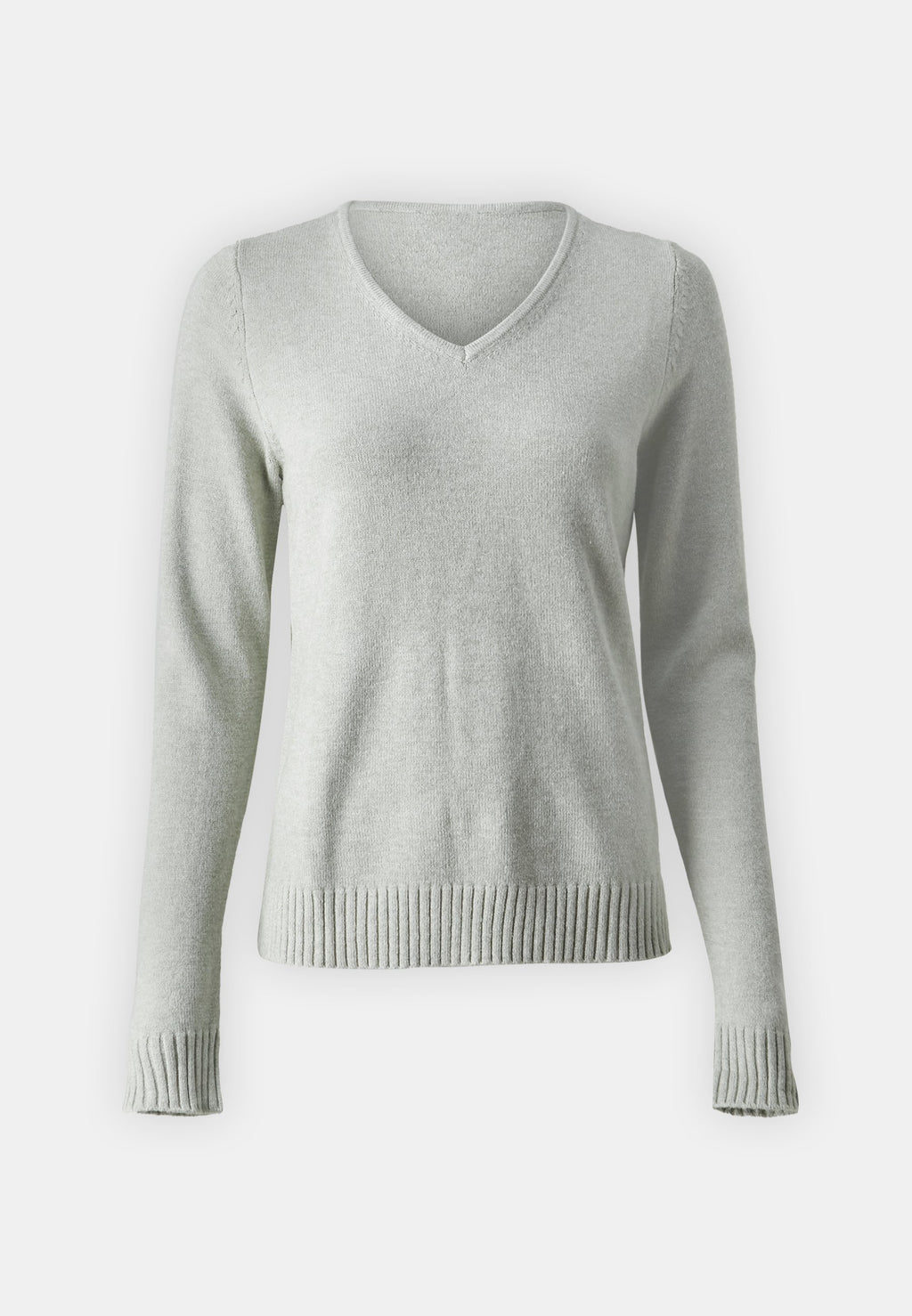 VILA VIRIL V-NECK L/S KNIT TOP - NOOS