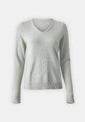 VILA VIRIL V-NECK L/S KNIT TOP - NOOS