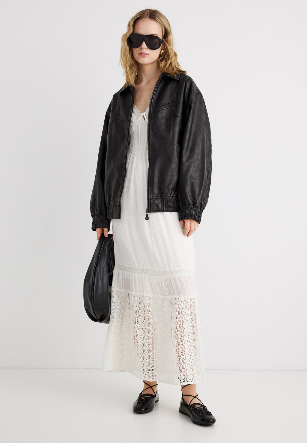 Hollister Co. BARE INSET MAXI DRESS
