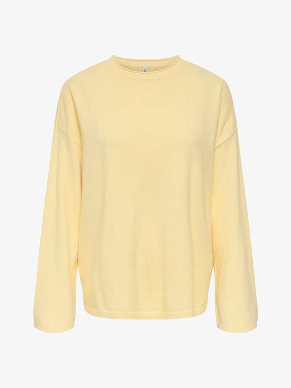 ONLY ONLLOYAL AMALIO LS O-NECK KNT NOOS - Jumper - sunlight