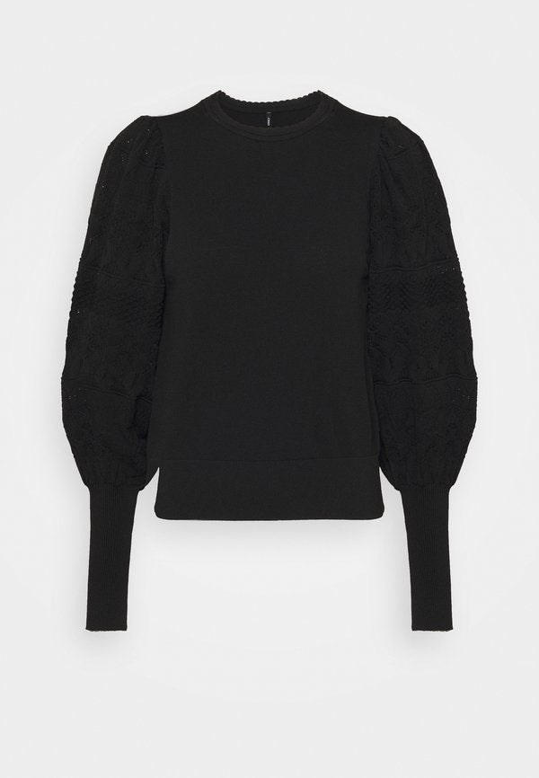ONLY ONLMELITA O NECK - Jumper - black