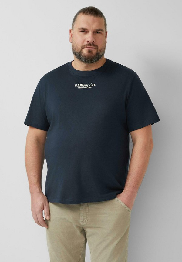 s.Oliver T-SHIRT - Print T-shirt - navy