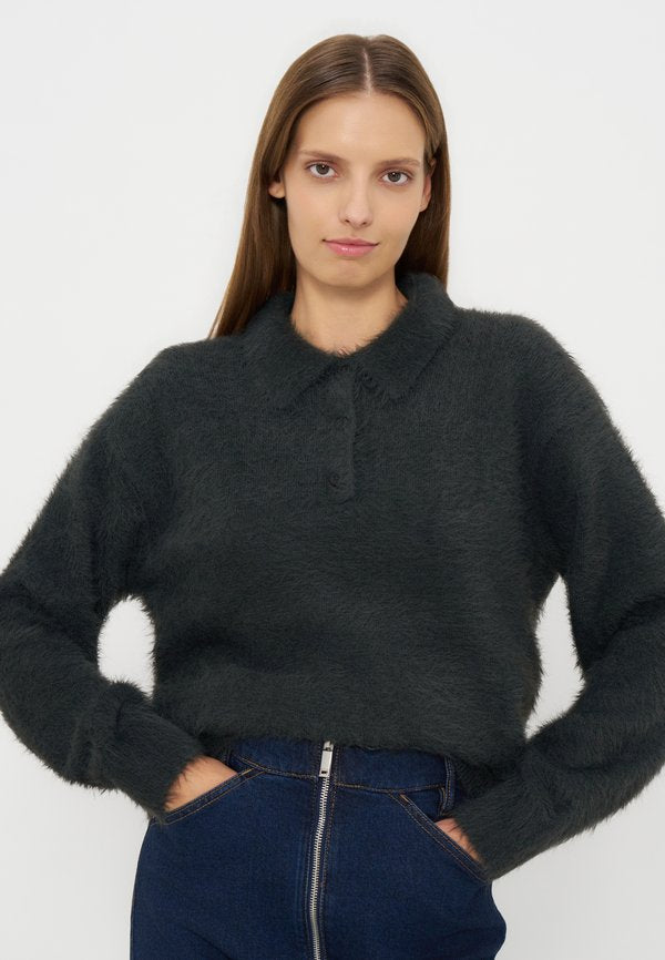 Calvin Klein Jeans FUZZY NOVELTY LS POLO