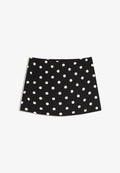 Bershka SKORT  - A-line skirt - black/white
