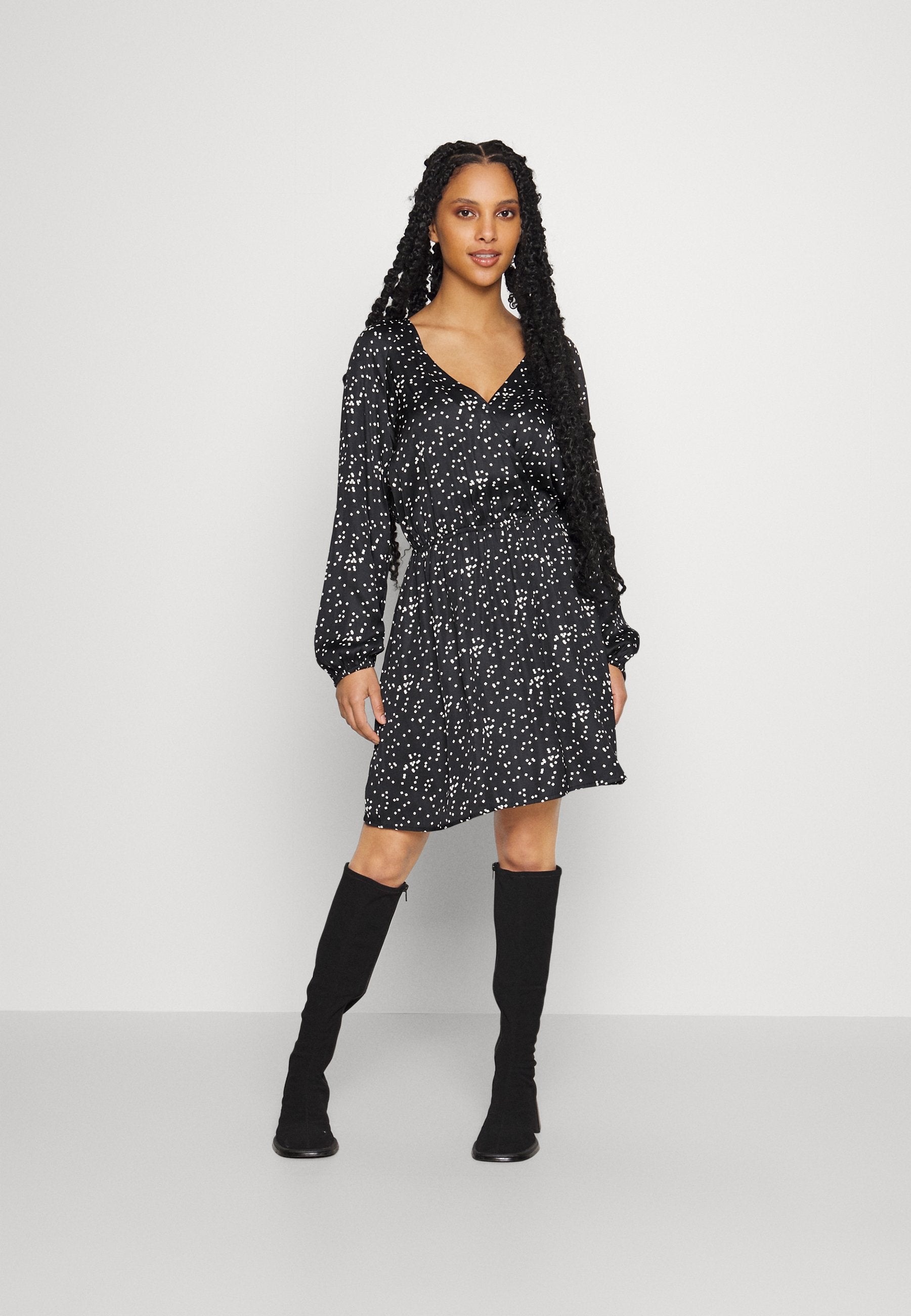 GAP Petite WRAP MINI DRESS