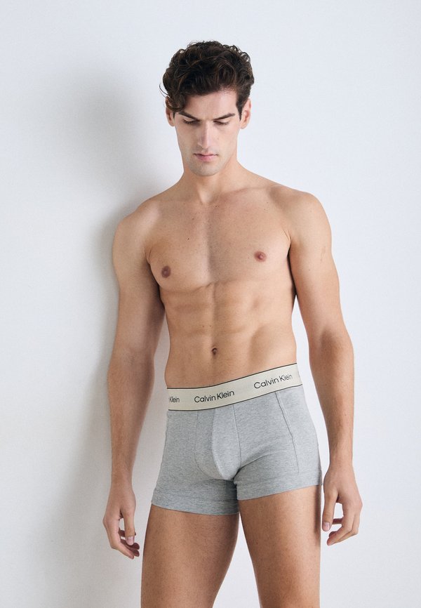 Calvin Klein Underwear TRUNK 3 PACK HERITAGE COTTON
 - Trunks - oyster gray/grey heather/white