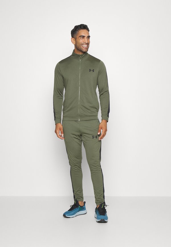Under Armour RIVAL KNIT - Tracksuit - marine green/black