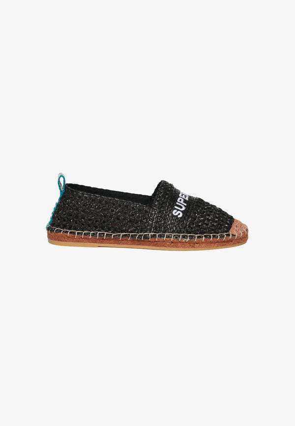 Superdry & Co EMBROIDERED - Espadrilles - black