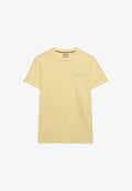 Superdry & Co SUPERDRY ESSENTIAL COMPANY LOGO EMBROIDERED T-SHIRT.. - Basic T-shirt - pastel yellow fluro blue