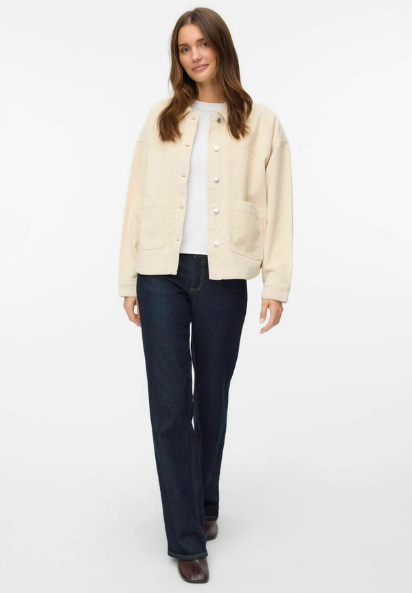 Vero Moda VMJAMIE Corduroy - Summer jacket - Beige