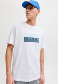 Jack & Jones T- - Print T-shirt - bright white