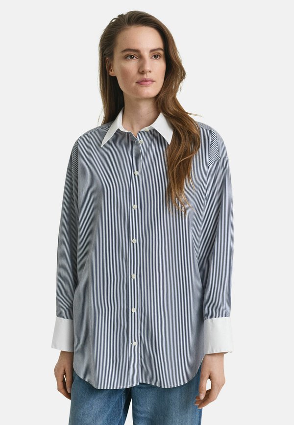 GANT CONTRAST COLLAR STRIPED