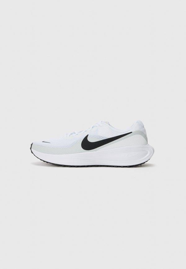 Nike Performance REVOLUTION  - Road running shoes - white/black-pure platinum