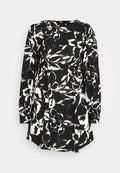 Vero Moda VMPOLLIANA INGE MINI DRESS - Day dress - black/polliana