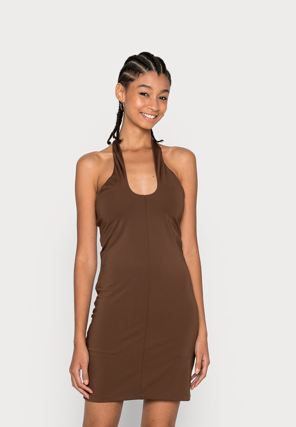 Cotton On BODYCON CROSS FRONT HALTER MINI DRESS