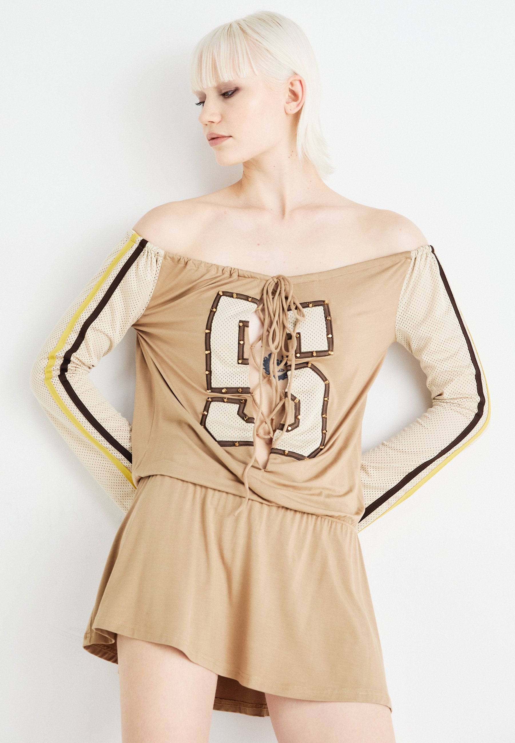 Jaded London MALA UP MINI DRESS
