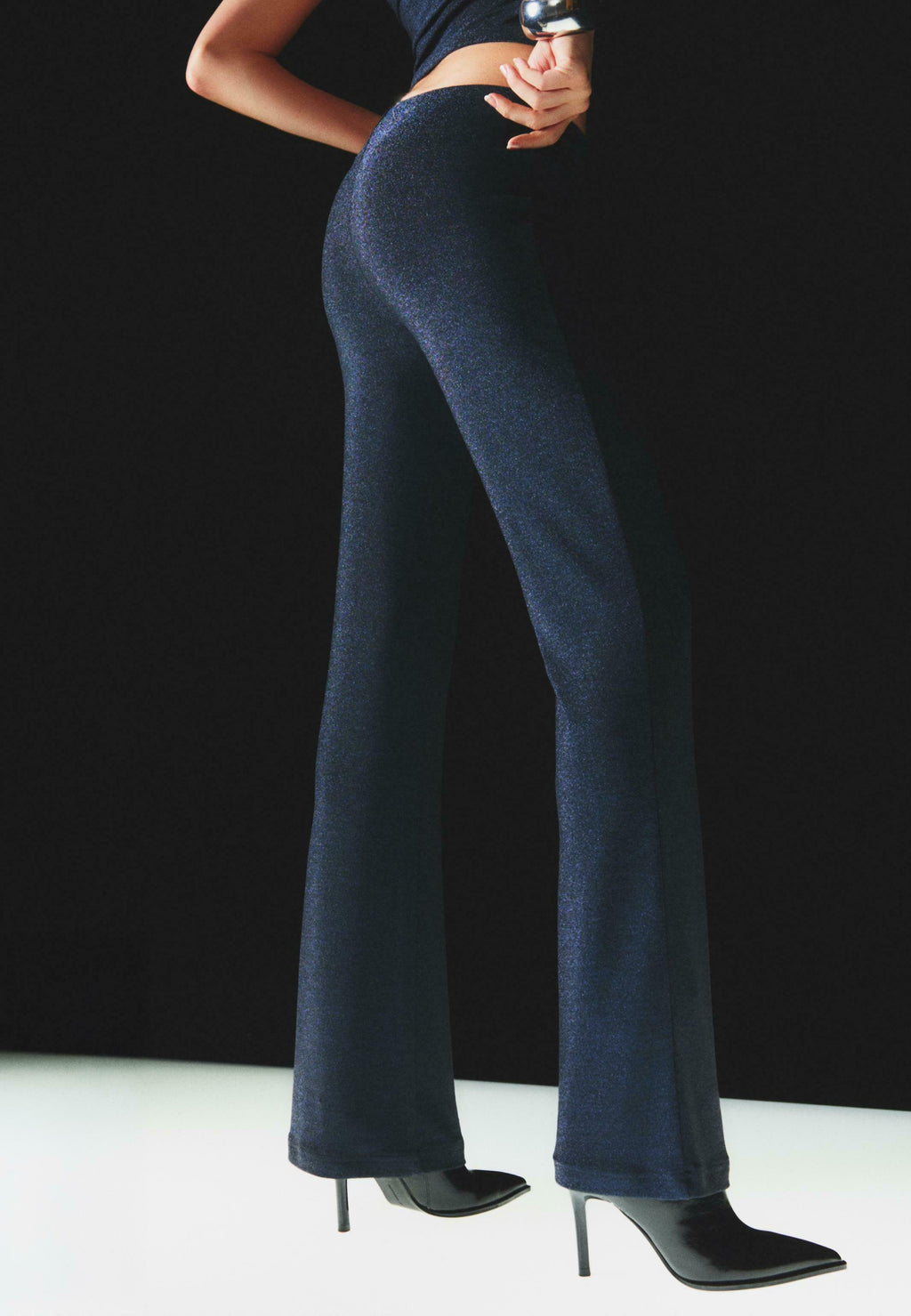 Bershka SHIMMERY FLARED