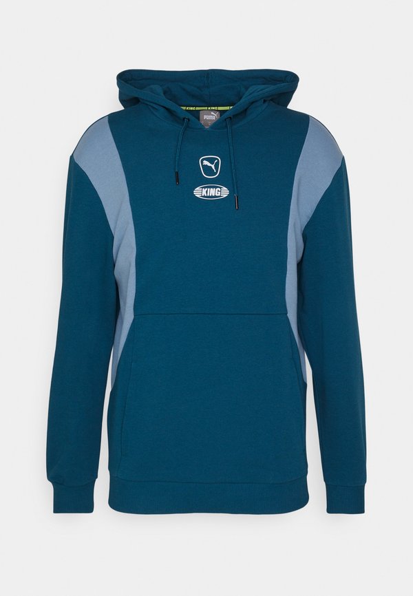 Puma KING TOP HOODY - Hoodie - ocean tropic/zen blue