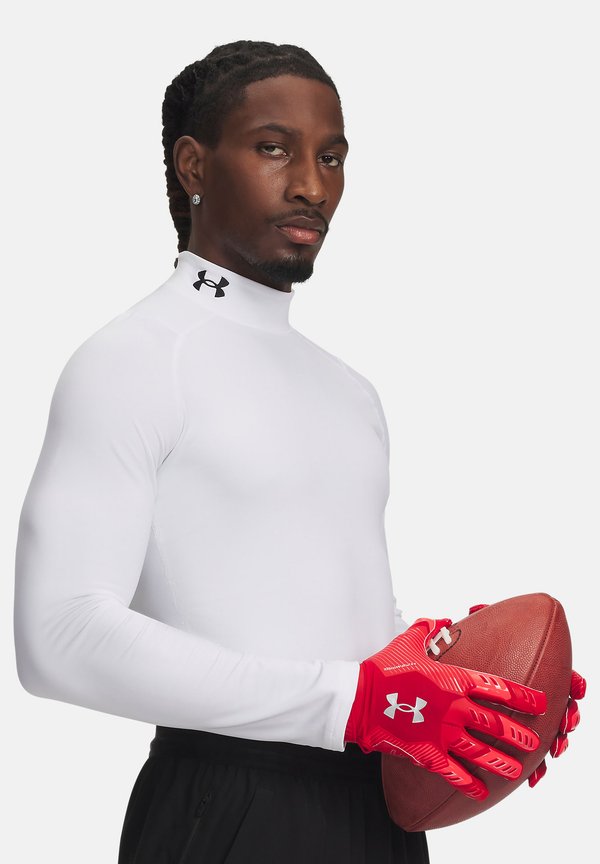Under Armour COLDGEAR FITTED - Long sleeved top - weiss