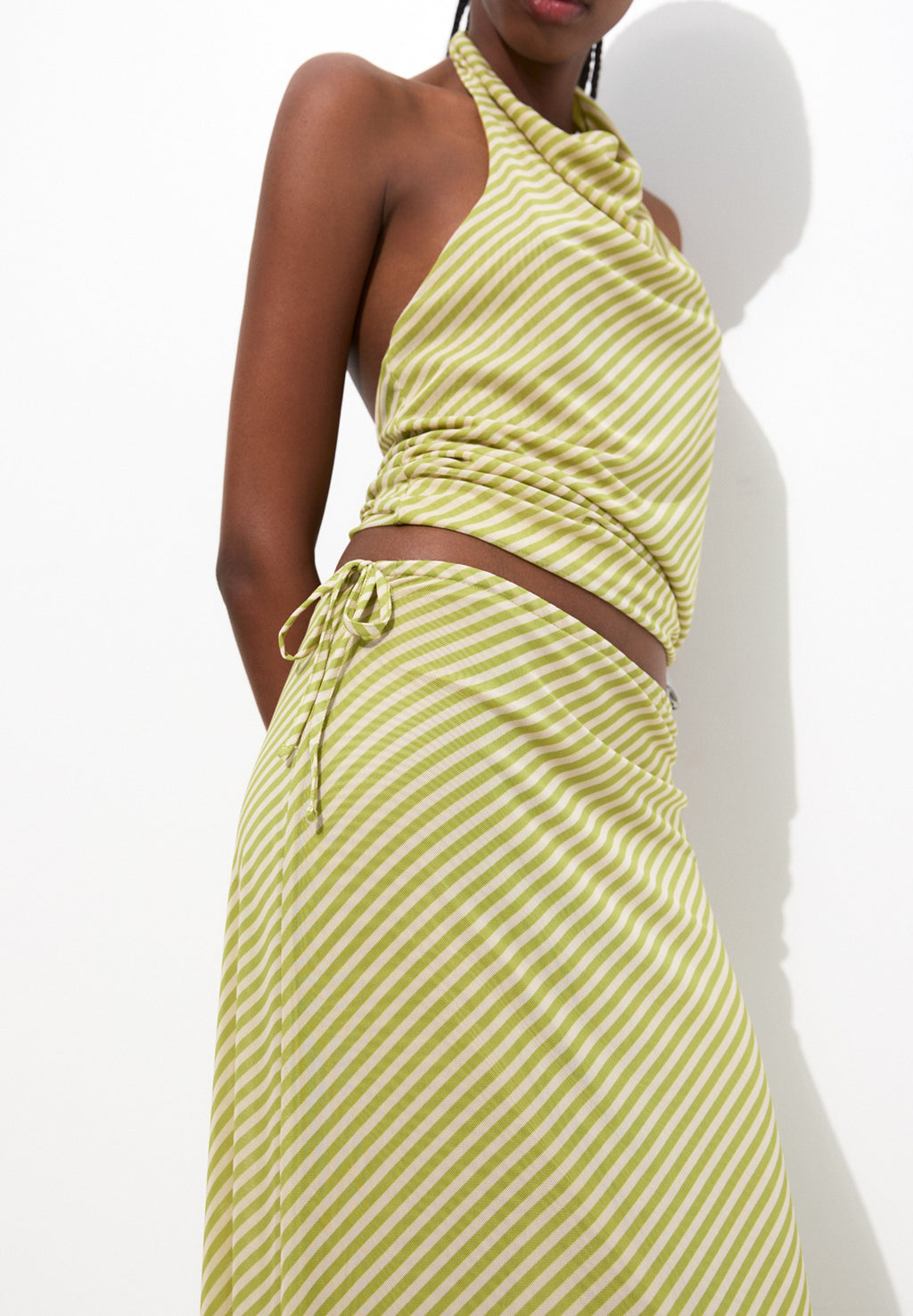 PULL&BEAR STRIPED - MIDI