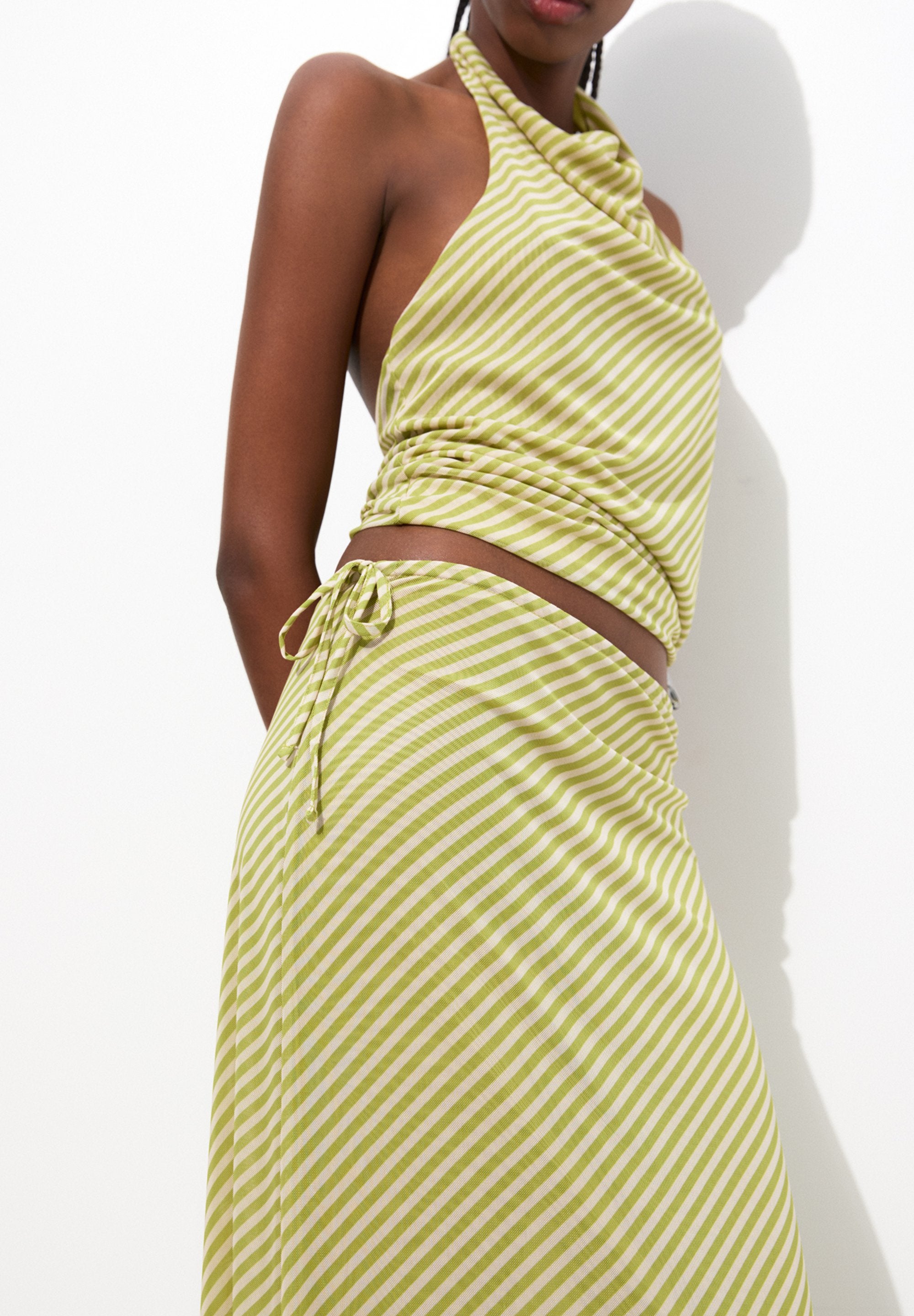 PULL&BEAR STRIPED - MIDI