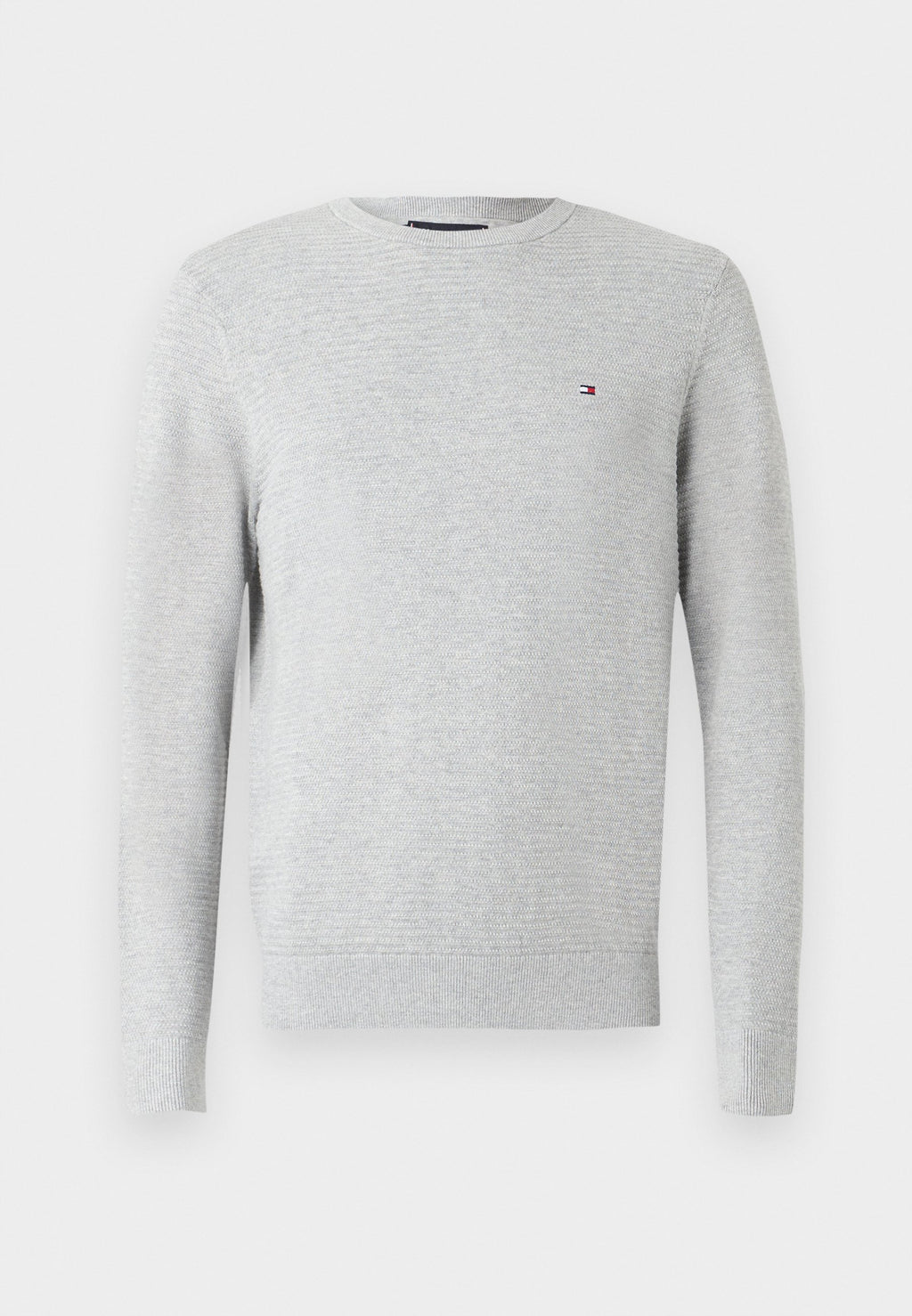 TEXTURED KNIT CREW NECK JUMPER Media 1