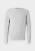 TEXTURED KNIT CREW NECK JUMPER Media 1
