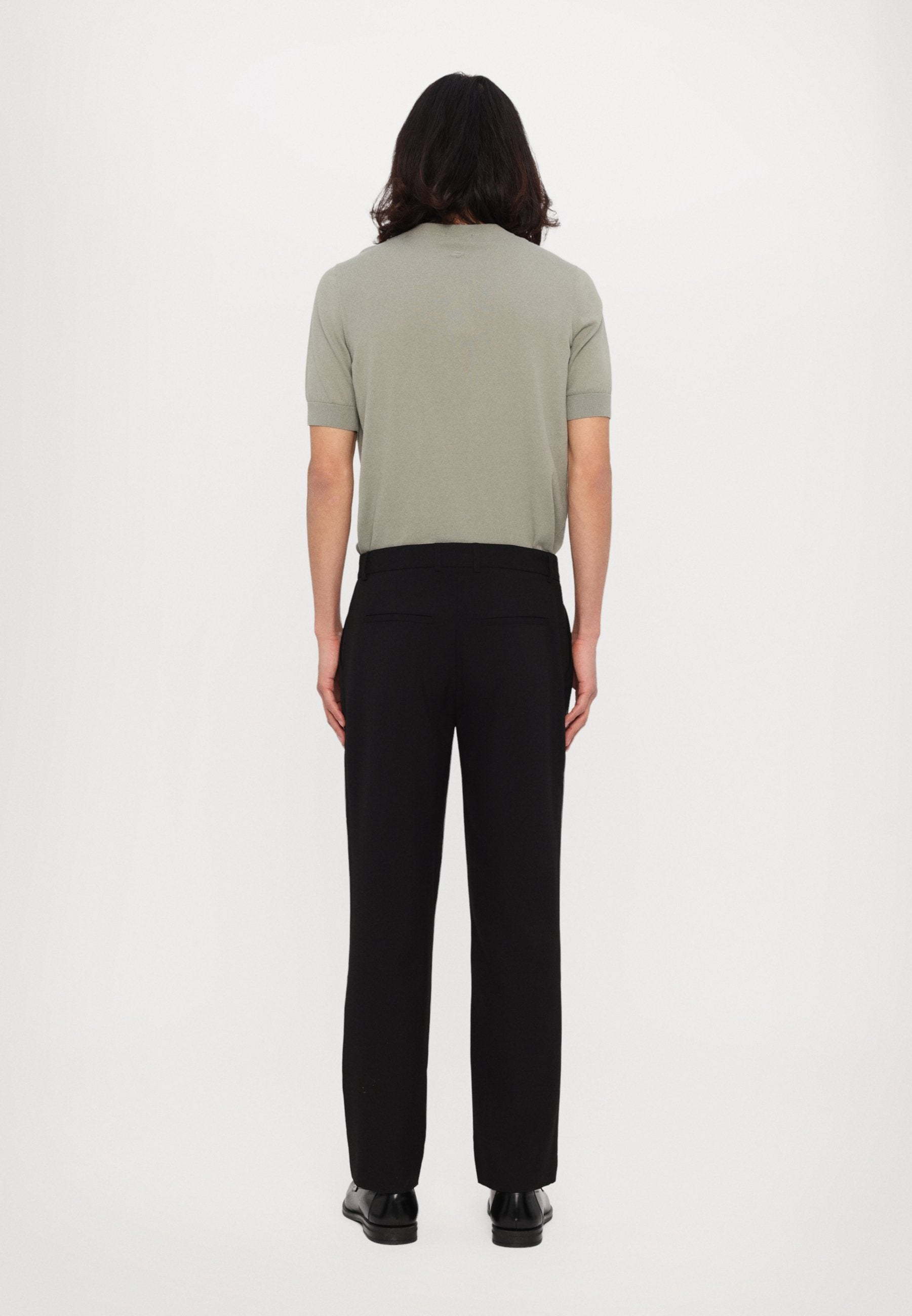 Essential Collective TAPERED PLEATED TROUSERS