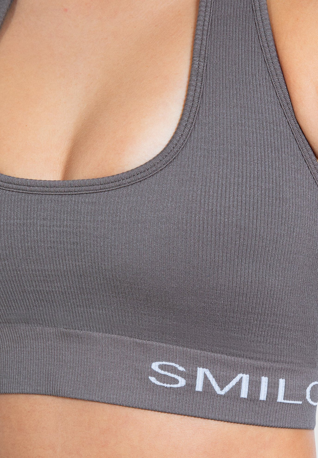 Smilodox AZURA RIBBED NECK HOLDER BRA