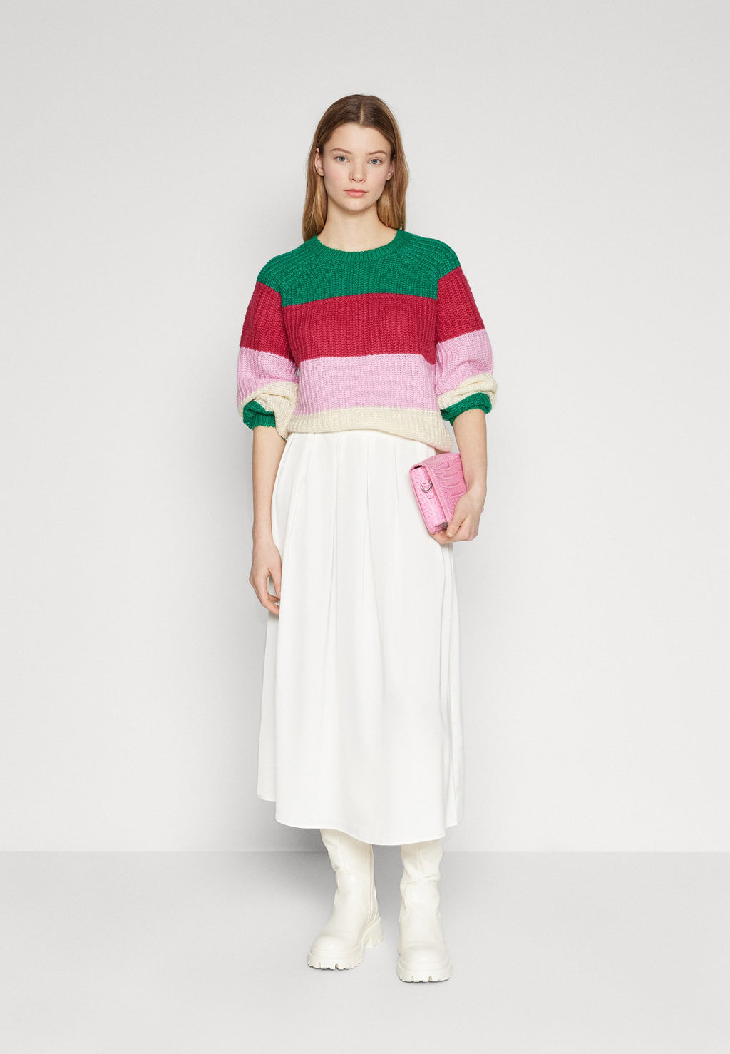 VILA VISALINI MIDI SKIRT