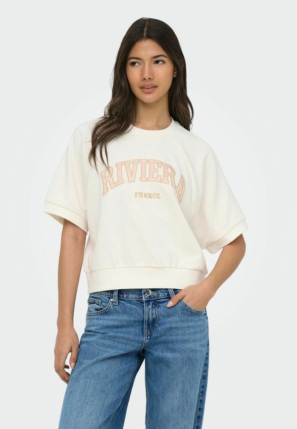 ONLY Sweats ONLDAZE Sweat - Print T-shirt - cloud dancer