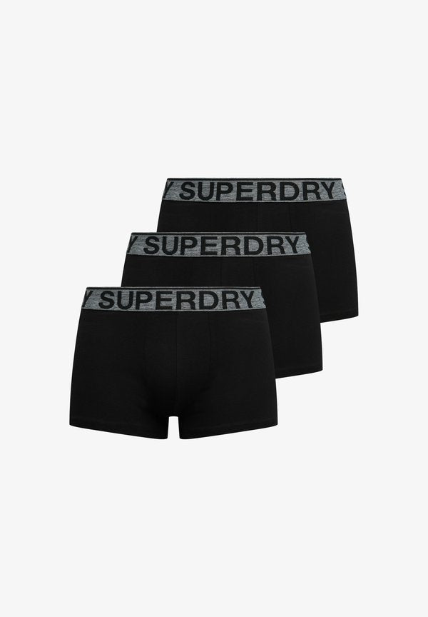 Superdry & Co TRIPLE PACK - Trunks - triple black grey