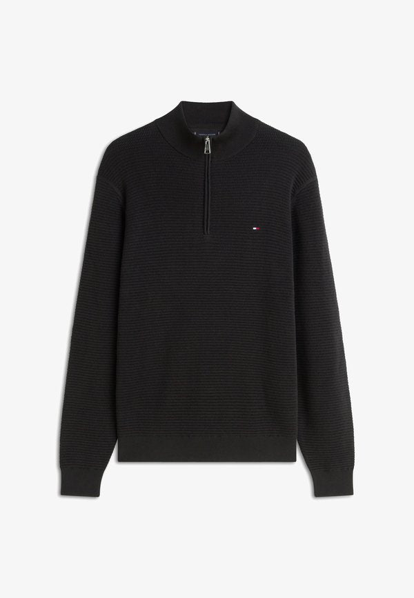 Tommy Hilfiger SEASONAL STRUCTURE - Jumper - black