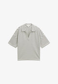 TOM TAILOR Polo shirt - offwhite/navy tee stripe