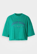 Calvin Klein Jeans CROPPED BOXY HERITAGE CREST - Print T-shirt - enchanted forest